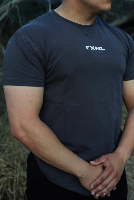 Dark Grey Fitted Tee